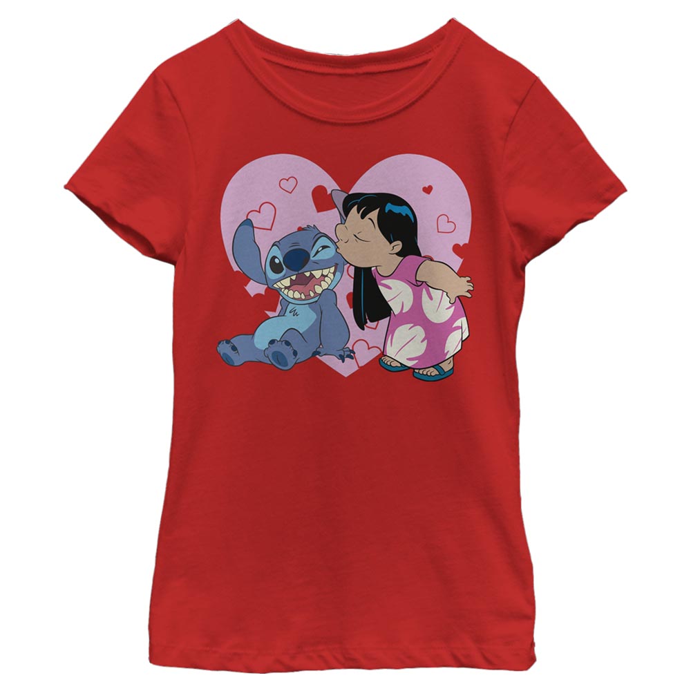 Girl's Disney Lilo And Valentines Kisses T-Shirt product image 1