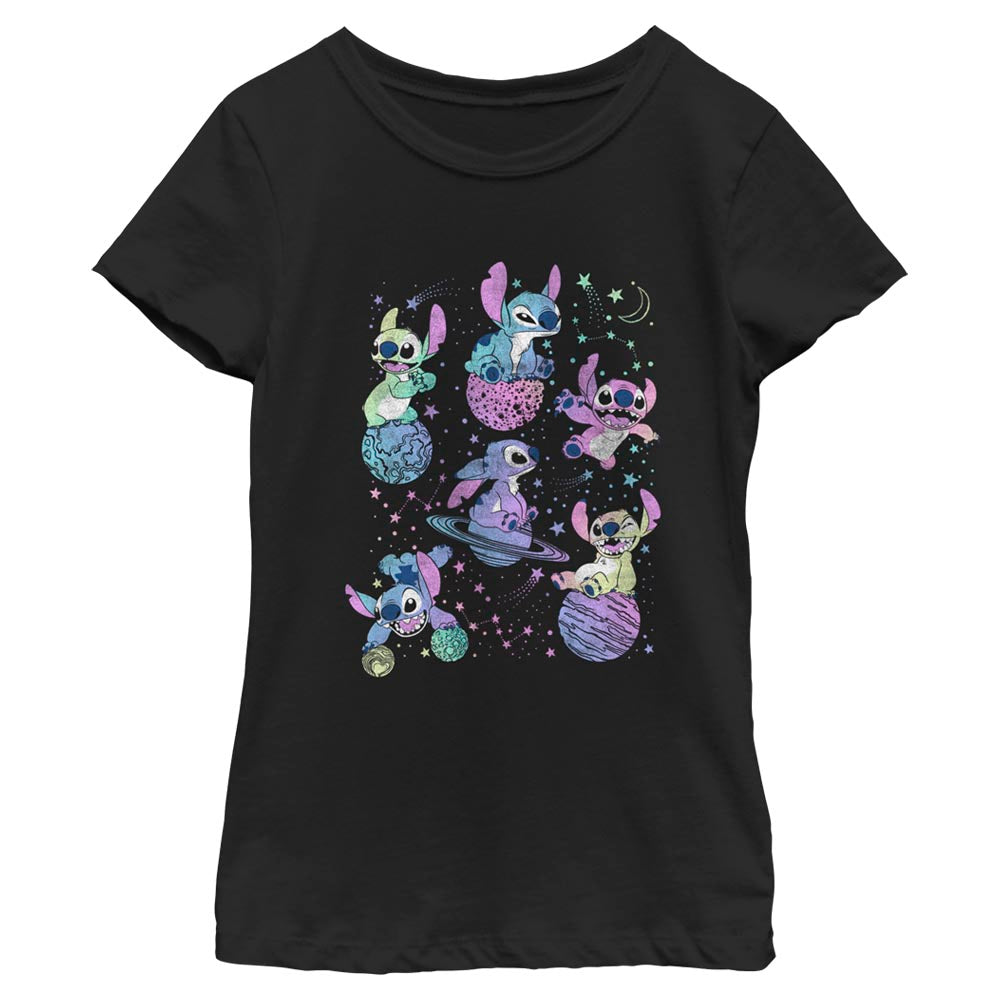 Girl's Disney Planetary Stitch T-Shirt product image 1