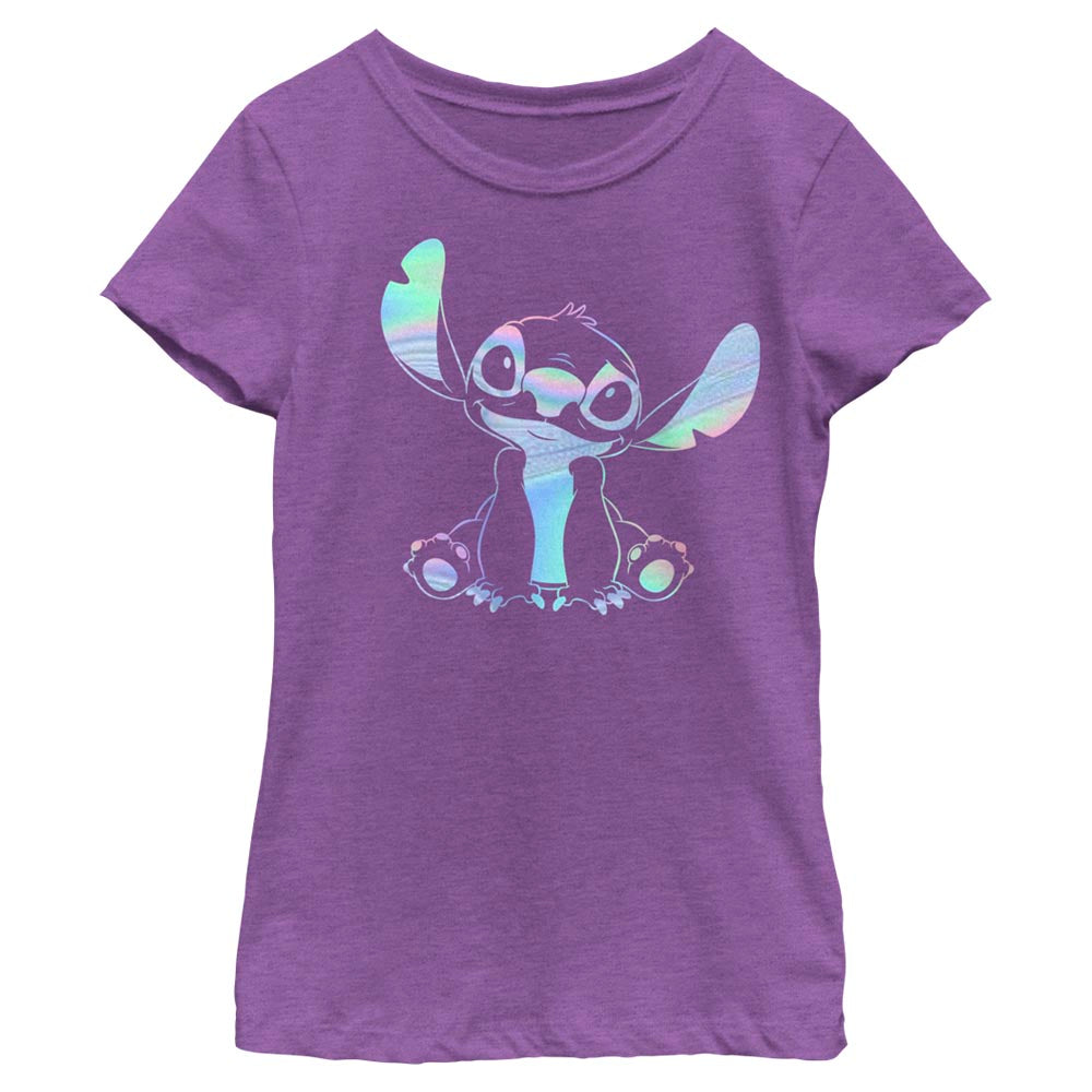 Girl's Disney Holographic Stitch T-Shirt product image 1