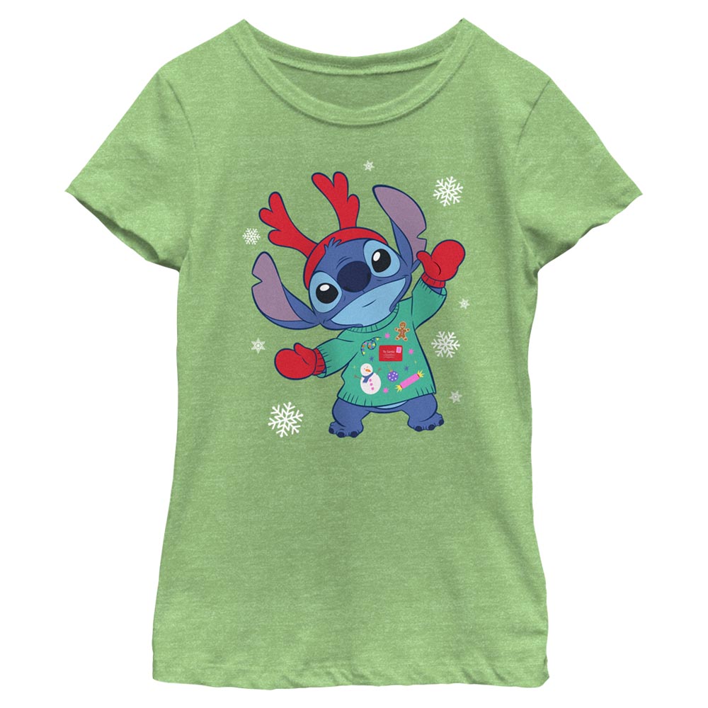 Girl's Disney Alien Winter Outfit T-Shirt product image 1