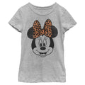 Girl's Disney Minnie Mouse Cheetah Print Bow T-Shirt product image 1