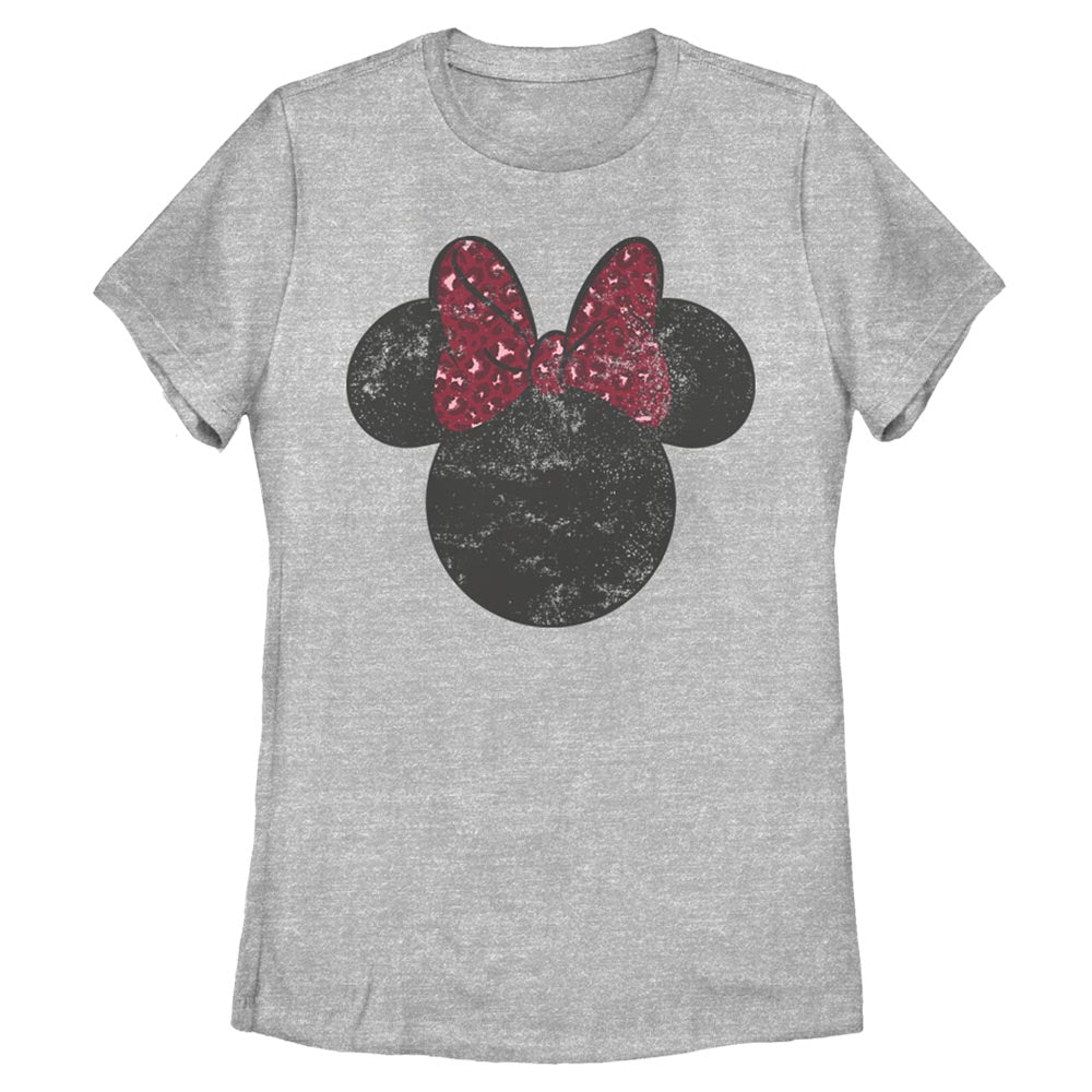 Women's Disney Minnie Leopard Bow T-Shirt product image 1