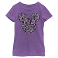 Girl's Disney Mickey Zebra Cheeta Fill T-Shirt product image 1