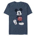 Men's Disney Mickey Pose - NAVY HTR T-Shirt product image 1