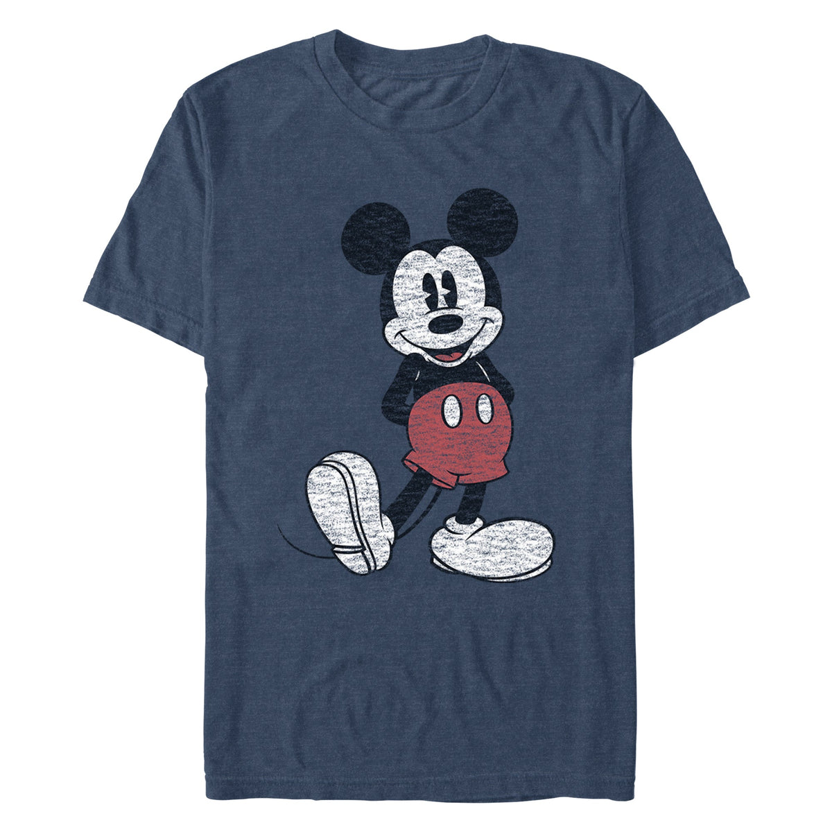 Men's Disney Mickey Pose - NAVY HTR T-Shirt product image 1