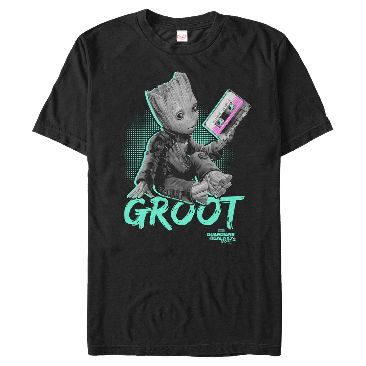 Men's Marvel Neon Baby Groot T-Shirt product image 1