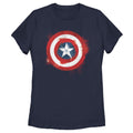 Women's Marvel Captain America Spray Logo T-Shirt product image 1
