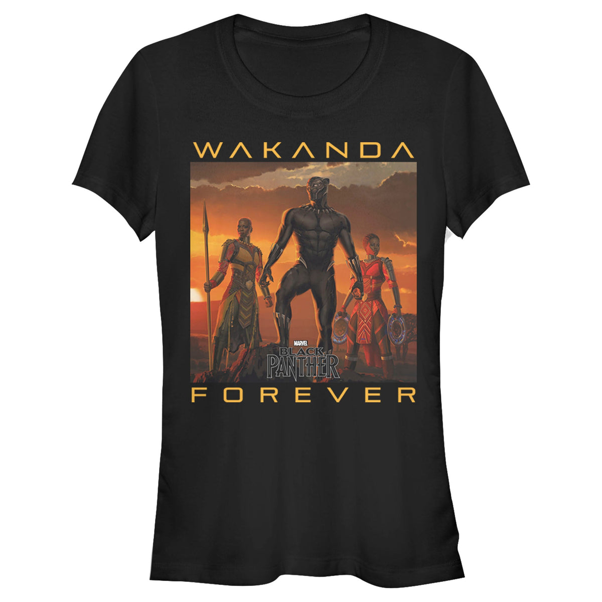 Junior's Marvel Wakanda Forever T-Shirt product image 1