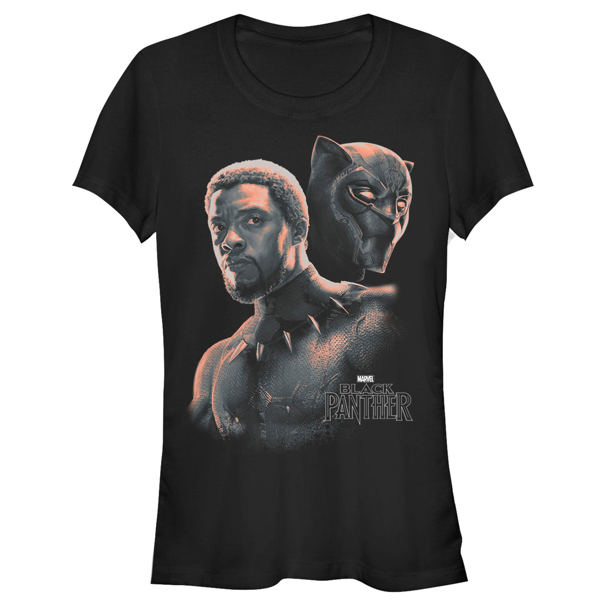 Junior's Marvel TChalla Unmasked T-Shirt product image 1