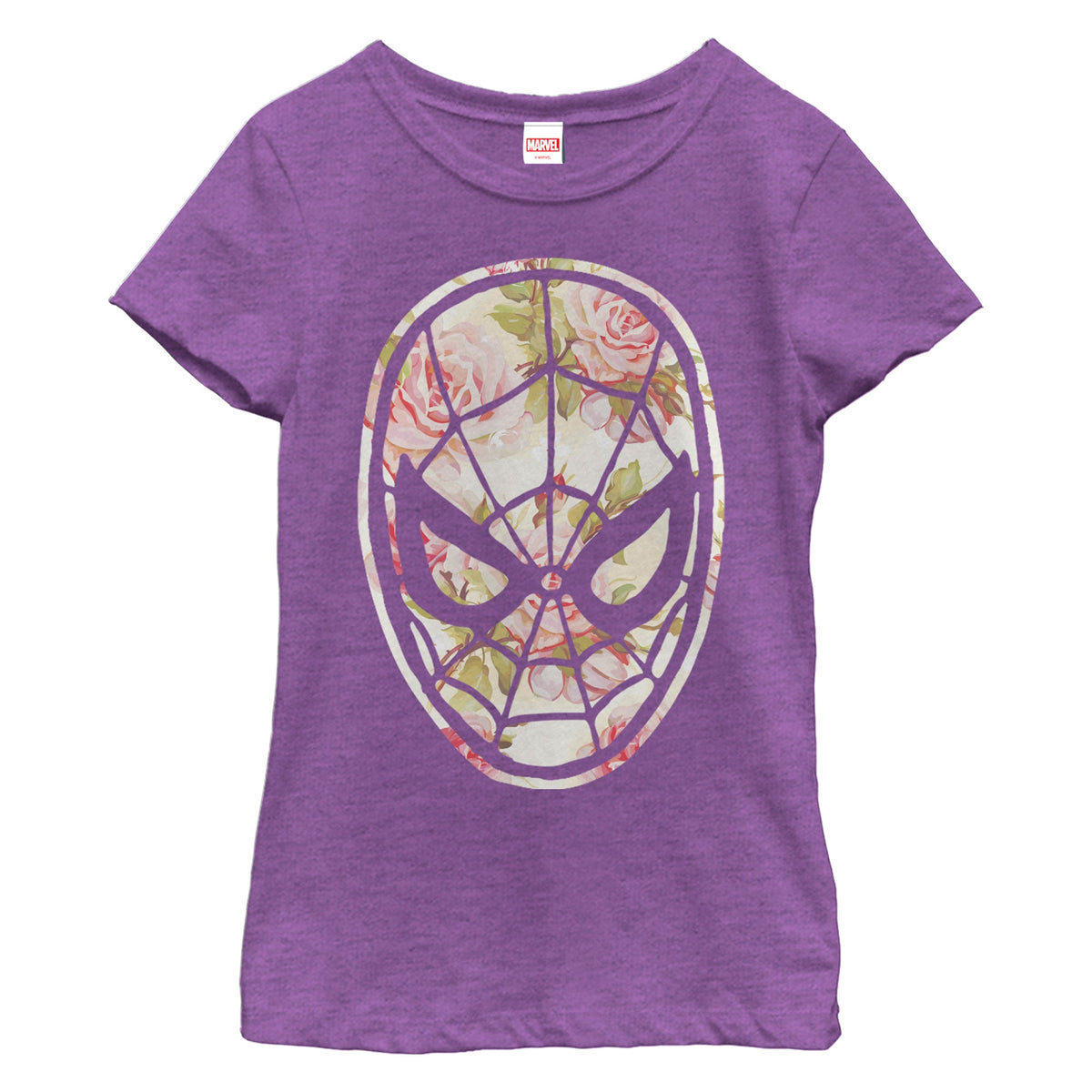 Girl's Marvel Light Floral Spidey T-Shirt product image 1