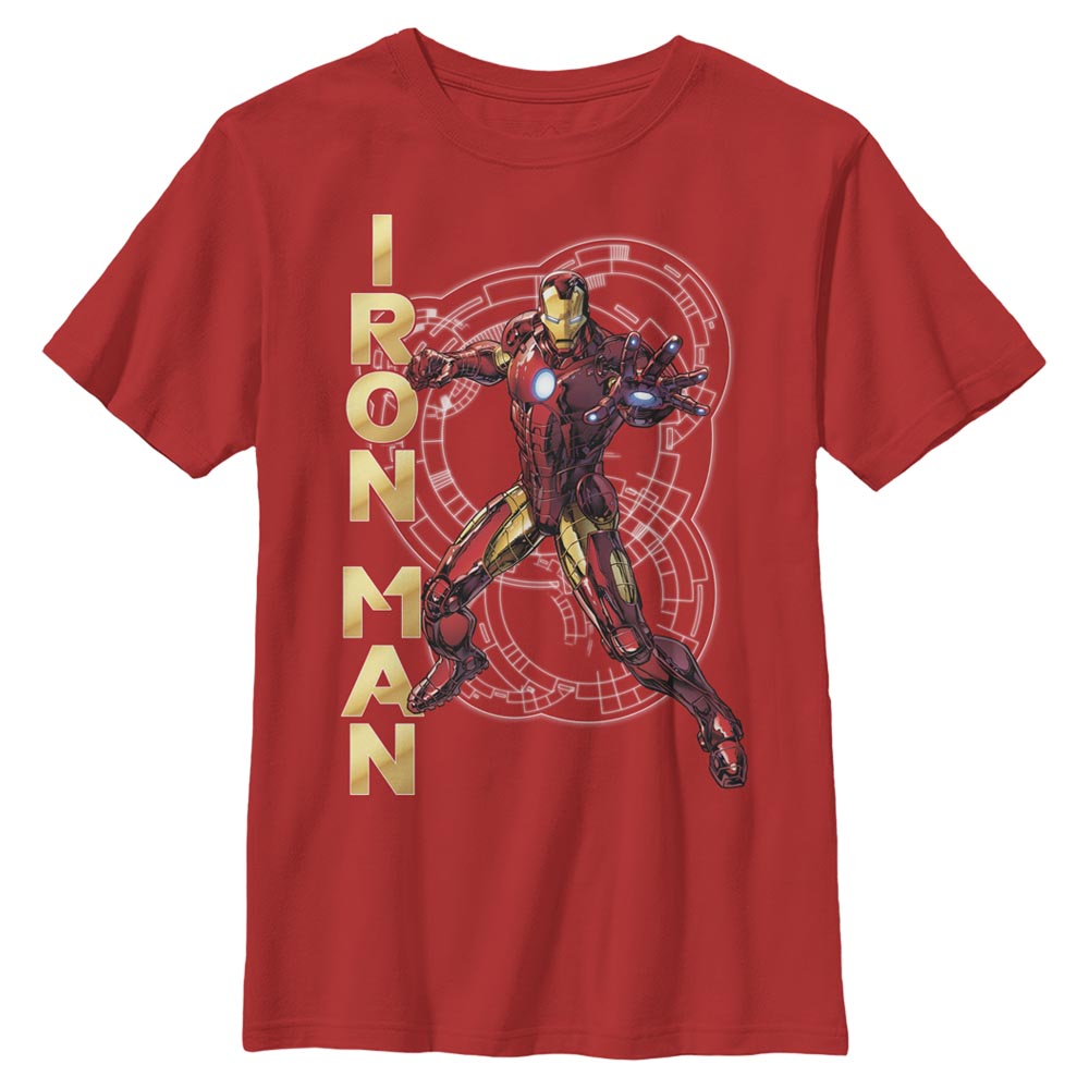 Boy's Marvel Iron Man Technology T-Shirt product image 1