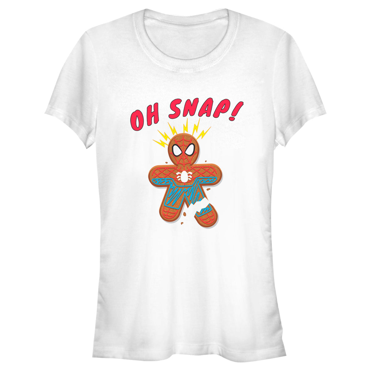 Junior's Marvel Spider Cookie T-Shirt product image 1