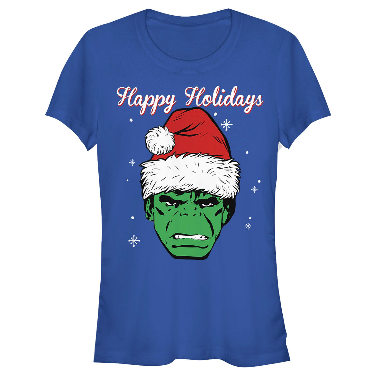 Junior's Marvel Holiday Hulk T-Shirt product image 1
