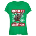 Junior's Marvel Rocket Xmas T-Shirt product image 1