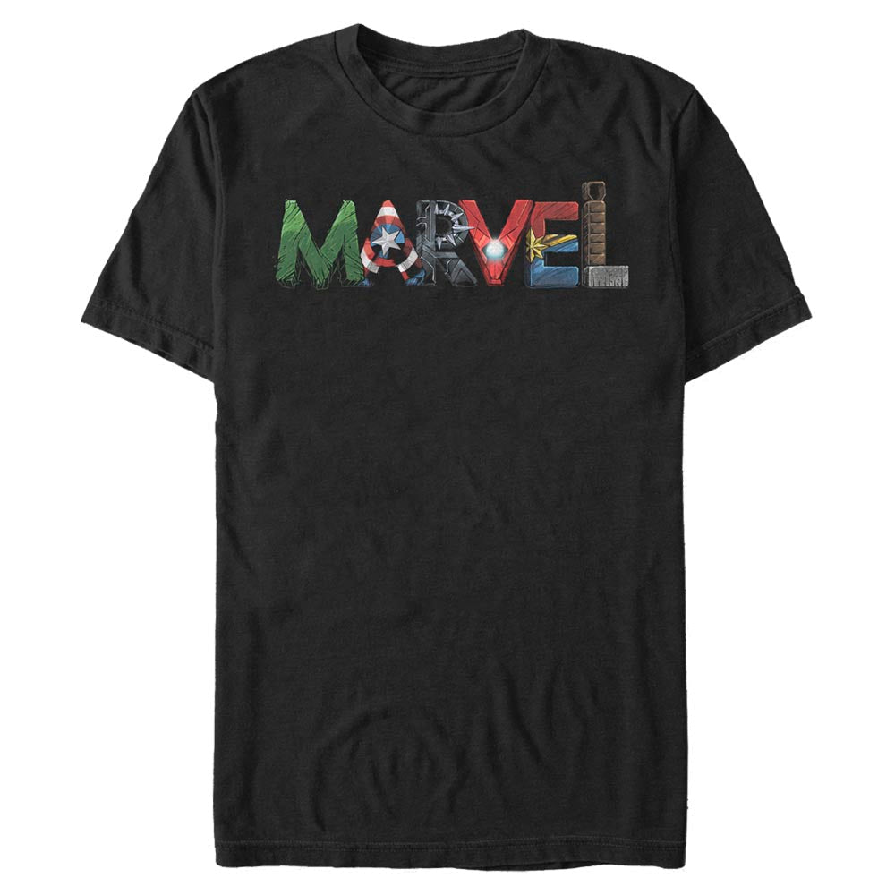Men's Marvel Fan Letters T-Shirt product image 1