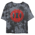 Junior's Marvel Power of Black Widow Bombard Tie-Dye T-Shirt product image 1