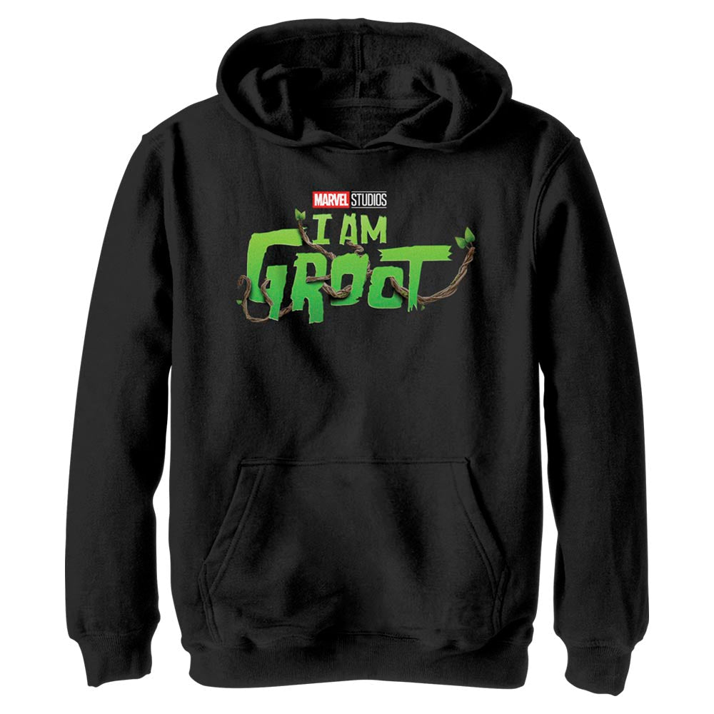 Boy's Marvel Groot Main Logo Lightweight Hoodie product image 1