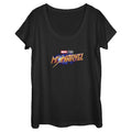 Women's Marvel Ms Logo Scoop Neck T-Shirt product image 1