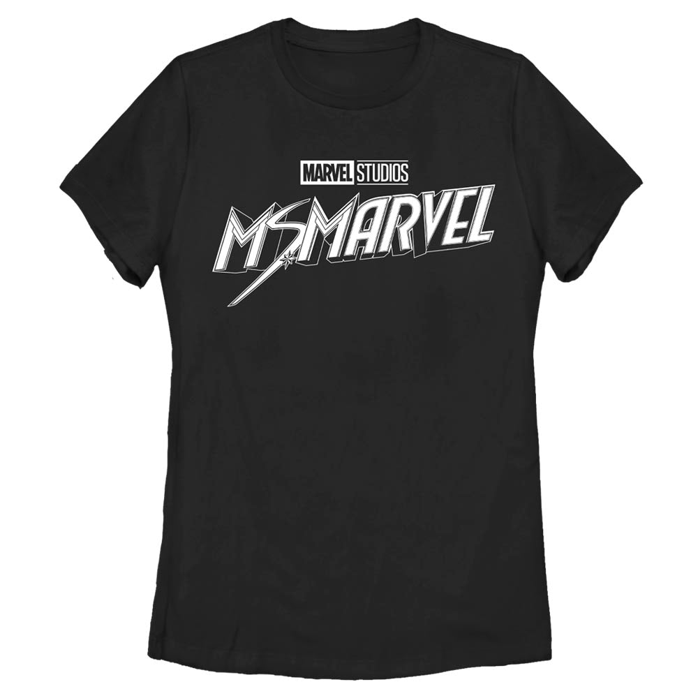 Women's Marvel Black and White T-Shirt product image 1