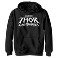 Boy's Marvel Black Logo Lightweight Hoodie product image 1