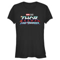 Junior's Marvel Thunder Logo T-Shirt product image 1