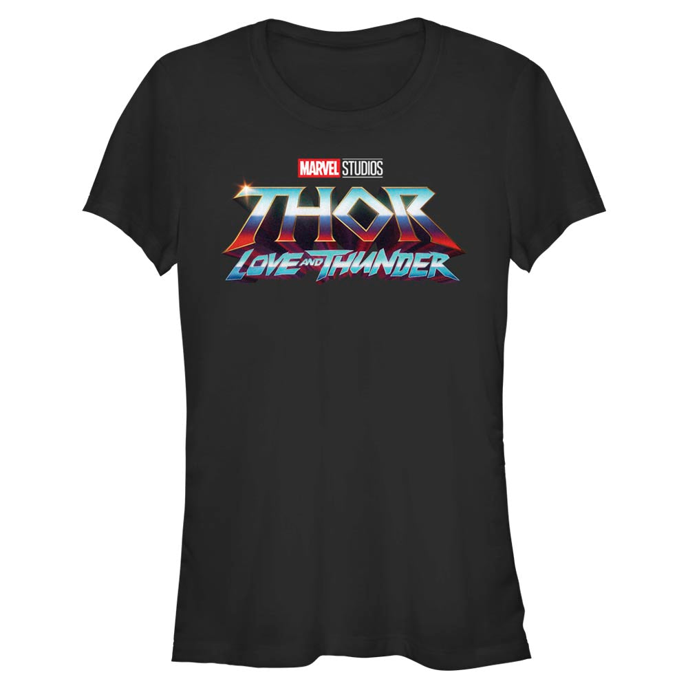 Junior's Marvel Thunder Logo T-Shirt product image 1