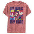 Boy's Marvel My Mom Is My Hero Cartoon Heroes T-Shirt product image 1