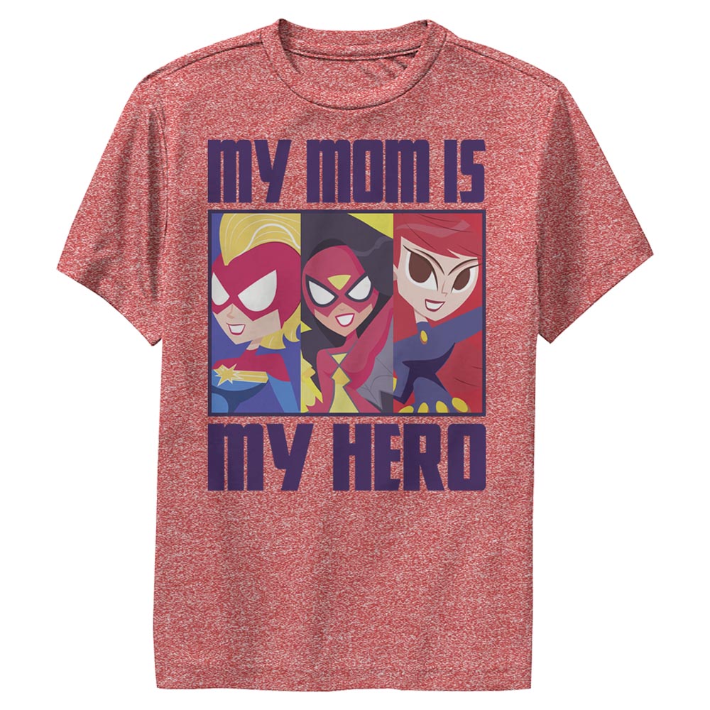 Boy's Marvel My Mom Is My Hero Cartoon Heroes T-Shirt product image 1