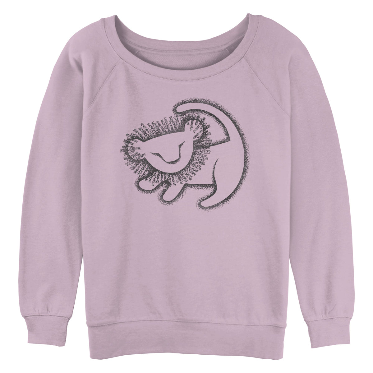 Junior's Disney Cave Painting Raglan Pullover