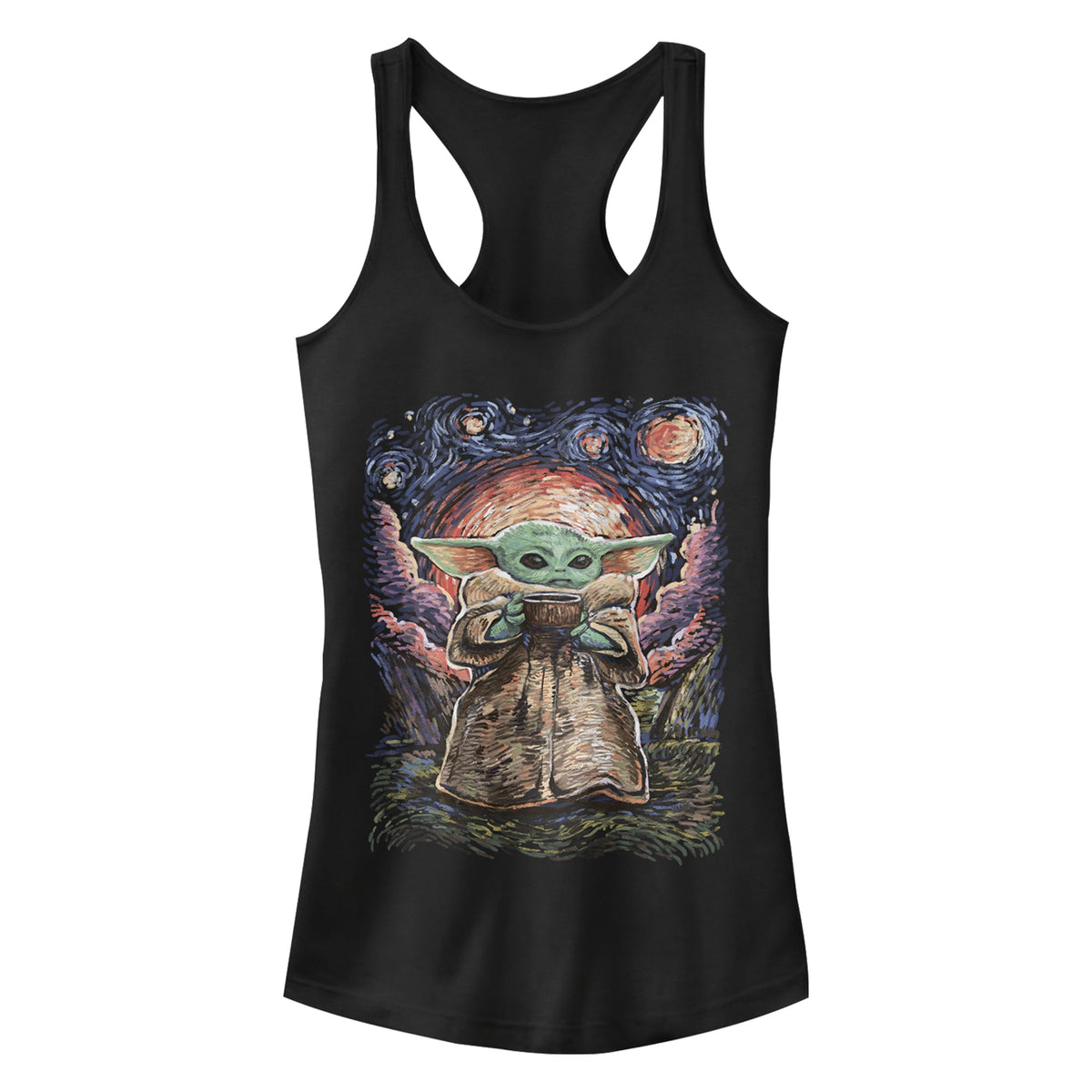 Junior's Star Wars Sipping Starries Tank Top