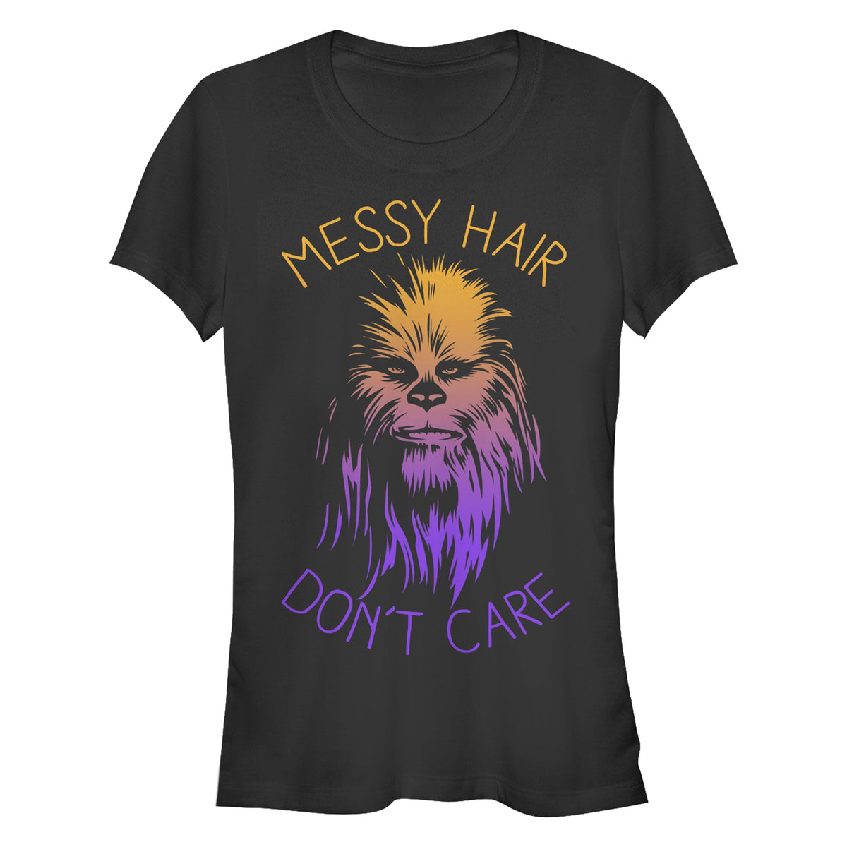 Junior's Star Wars Messy Hairs T-Shirt product image 1