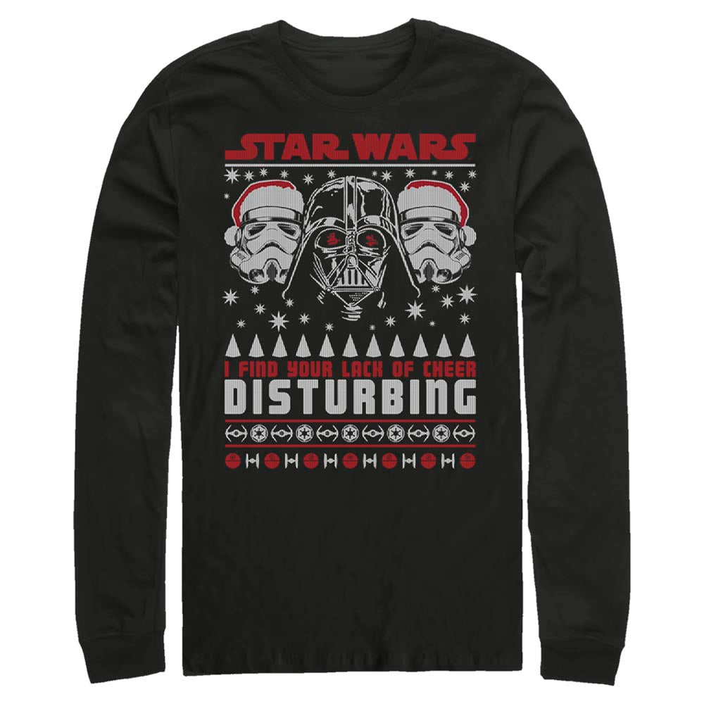 Men's Star Wars Disturbing Sweater Long Sleeve T-Shirt product image 1