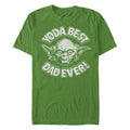 Men's Star Wars Yoda Best Dad T-Shirt product image 1